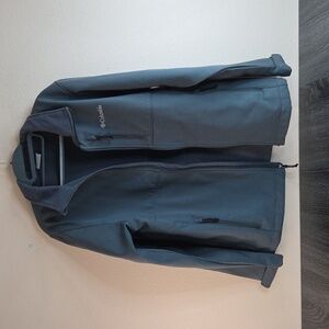 Columbia Ascender Mens M  Soft Shell Jacket.  Graphite Gray. Ultimate Warmth